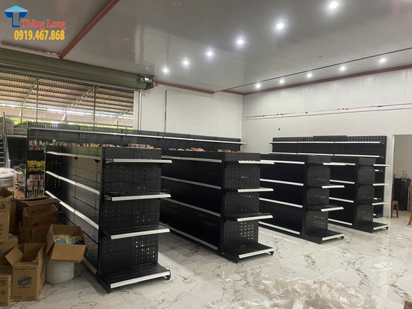 dự án lắp đặt kệ siêu thị tôn lỗ thái nguyên 